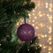 Игрушка световая "Елочный шар" (батарейки в комплекте) 6 см, 1 LED, RGB, ФИОЛЕТОВЫЙ - фото 2029806