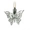 Подвеска световая "Бабочка серебряная" (батарейки в комплекте), 5,5 см, 1 LED, RGB - фото 2030071