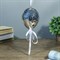 Ночник "Воздушный шар серебро" от бат в компл 9,5х9,5х15 см - фото 2030131