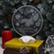 Подставка световая "Снегирь", 22.5х19 см, 7 LED, SMD3528, 3хААА (не в компл.), БЕЛЫЙ - фото 2030319