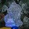 Подставка световая "Дед Мороз, Москва", 14.5х9 см, 1 LED, батарейки в комплекте, RGB микс - фото 2030343