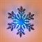 Световая картинка на магните "Снежинка"(батарейки в комплекте), оптоволокно, 1 LED, RGB - фото 2030476