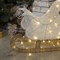 Фигура "Олень с санями белый", Олень: 60LED, Сани:, 60LED, 220 В, Т/БЕЛЫЙ - фото 2031227