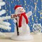 Фигура акрил. "СНЕГОВИК с табличкой LOVE" 20х23х30 см, 40 LED, с контр. 8р.,220V - фото 2031381
