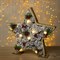 Фигура дерев "Звезда шишки" 38х5х38 см (3xAA не в компл.) 8 LED, ТЕПЛО-БЕЛЫЙ - фото 2031437