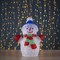 Фигура акрил. "Снеговик" 34х23х45 см, контроллер с димером, 50 LED, 220V - фото 2031720
