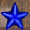 Фигура "Звезда бег. эффект" d=50 см, пластик, 50 LED, 220V, СИНИЙ - фото 2031914