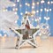 Фигура деревянная "Звезда Олени", 19х19х4 см, 2*AA (не в компл.) 5 LED, белая - фото 2032080