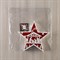 Фигура деревянная "Звезда Сказка", 33х33х5 см, 2*AАA (не в компл.) 6 LED, красный фон - фото 2032152