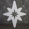 Фигура уличная "Звезда белая", 57х38х4 см, пластик, 220 В, 3 метра провод, фиксинг, БЕЛЫЙ - фото 2032204