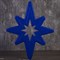 Фигура уличная "Звезда синяя", 57х38х4 см, пластик, 220 В, 3 метра провод, фиксинг, СИНИЙ - фото 2032208