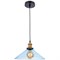 Светильник потолочный "Ливадия" 1 лампа, синий - фото 2034221