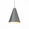 Светильник подвесной "Конус" 1x40Вт E27 серый 12х12х16-96 см - фото 2034373
