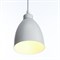 Светильник подвесной "Овал" 1x40Вт E27 белый 14х14х18-98 см - фото 2034379