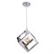 Светильник подвесной "Квадрат" 1x40Вт E27 хром 16х16х116 см - фото 2034874