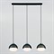 Светильник Nocciola, 3x60Вт E27, цвет чёрный - фото 2035991