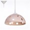 Светильник Колпак "Силви" 1 лампа E27 40Вт розовый  д.250 - фото 2037471