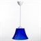 Люстра подвес "Твигги 2"  40W E27 синий 28х28х17(+60)см - фото 2037701