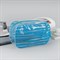 Косметичка ПВХ, отдел на молнии, с ручкой, цвет голубой - фото 2061321
