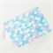 Косметичка для купальника, отдел на молнии, цвет белый / голубой - фото 2061672