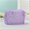Косметичка ПВХ, отдел на молнии, 2 ручки, цвет сиреневый - фото 2061848