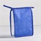 Косметичка ПВХ, отдел на молнии, цвет синий - фото 2061924