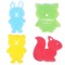 Игровой набор для купания детский «Лесные друзья», губка - мочалка, 4 шт - фото 2064353