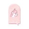 Рукавичка для купания Bamboo «Единорог», цвет розовая - фото 2064475
