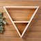 Полка "Треугольник" из СОСНЫ, 50х9,5х43см - фото 2065324