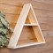 Полка "Треугольник" из СОСНЫ, 50х9,5х43см - фото 2065325