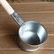 Ковш из нержавеющей стали, 0,35л, с деревянной ручкой - фото 2065622
