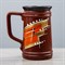 Кружка для пива "Абстракция" коричневая, глазурь, 0,5 л, керамика - фото 2072203