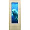 Дверь для бани со стеклом (43*129), "Белый медведь", 170×70см, коробка из осины - фото 2080155