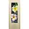 Дверь для бани со стеклом (43*129), "Орхидеи", 170×70см, коробка из осины - фото 2080200