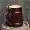 Кружка пивная деревянная "Мюнкер", темная, 0,8 л, 1 сорт - фото 244289